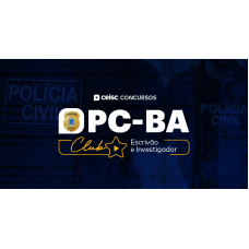 PC-BA Club | Escrivão e Investigador de Polícia (CEISC 2026) PC-BA Club | Escrivão e Investigador de Polícia (CEISC 2026)