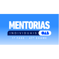 1ª Fase | 47º Exame | Mentorias Individuais + Extensivo Premium (CEISC 2026)