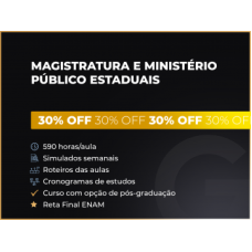 MAGISTRATURA E MINISTÉRIO PÚBLICO ESTADUAIS (G7 2026)
