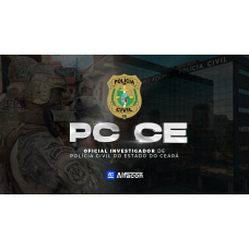 PC CE - Oficial Investigador de Polícia Civil do Estado do Ceará (AlfaCon 2026) PC CE - Oficial Investigador de Polícia Civil do Estado do Ceará (AlfaCon 2026)