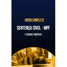 Curso completo de Sentença CÃvel - MPF (Teoria e Prática) (CP Iuris 2026) Curso completo de Sentença CÃvel - MPF (Teoria e Prática) (CP Iuris 2026)