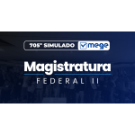 Mege - 705º Simulado Mege Magistratura Federal II (MEGE 2026)
