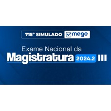 Mege - 715º Simulado Mege ENAM III (MEGE 2026)