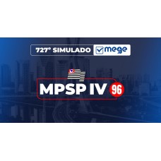 Mege - 727º Simulado Mege MPSP IV (MEGE 2026)