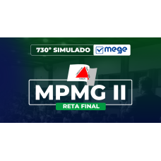 Mege - 730º Simulado Mege MPMG (Reta Final) II (MEGE 2026)