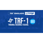 Mege - 735º Simulado Mege TRF-1 III (MEGE 2026)