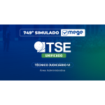 Mege - 749º Simulado Mege TSE Unificado VI - Técnico Judiciário - Área Administrativa (MEGE 2026)