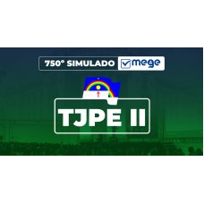 Mege - 750º Simulado Mege TJPE II (MEGE 2026)