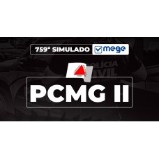 Mege - 759º Simulado Mege PCMG II (MEGE 2026)