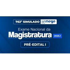 Mege - 762º Simulado Mege ENAM PRÉ-EDITAL I (MEGE 2026)