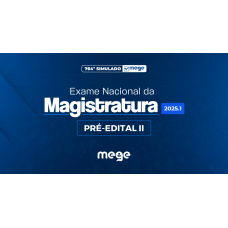Mege - 764º Simulado Mege ENAM PRÉ-EDITAL II (MEGE 2026)