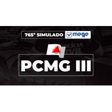 Mege - 765º Simulado Mege PCMG III (MEGE 2026)