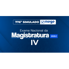 Mege - 776º Simulado Mege ENAM IV (MEGE 2026)