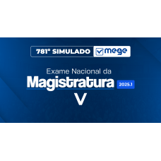 Mege - 781º  Simulado Mege ENAM V (MEGE 2026)