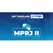 Mege - 801º Simulado Mege MPRJ II (MEGE 2026)
