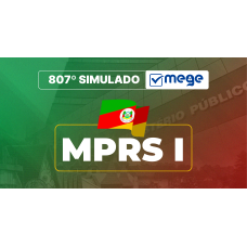 Mege - 807° Simulado Mege MPRS I (MEGE 2026)