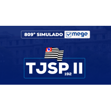 Mege - 809° Simulado Mege TJSP 192 II (MEGE 2026)