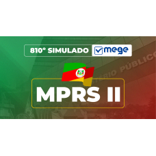 Mege - 810° Simulado Mege MPRS II (MEGE 2026)