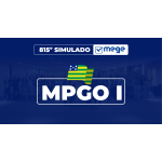 Mege - 815° Simulado Mege MPGO I (MEGE 2026)