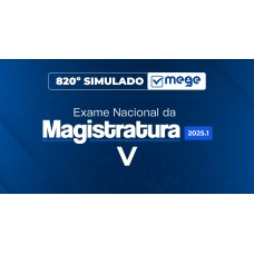 Mege - 820° Simulado Mege ENAM V (MEGE 2026)