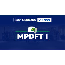 Mege - 825° Simulado Mege MPDFT I (MEGE 2026)