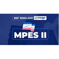 Mege - 832° Simulado Mege MPES II (MEGE 2026)