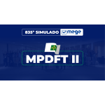 Mege - 835° Simulado Mege MPDFT II (MEGE 2026)
