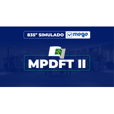 Mege - 835° Simulado Mege MPDFT II (MEGE 2026)