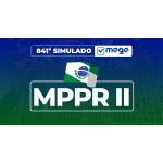 Mege - 841° Simulado Mege MPPR II (MEGE 2026)