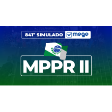 Mege - 841° Simulado Mege MPPR II (MEGE 2026)