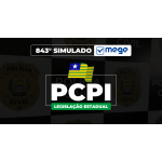 Mege - 843° Simulado Mege PCPI - Legislação Estadual (MEGE 2026)