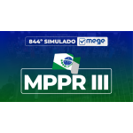 Mege - 844° Simulado Mege MPPR III (MEGE 2026)