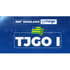 Mege - 856° Simulado Mege TJGO I (MEGE 2026)