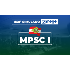 Mege - 858° Simulado Mege MPSC I (MEGE 2026)