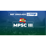 Mege - 866° Simulado Mege MPSC III (MEGE 2026)