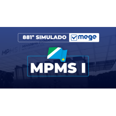 Mege - 881° Simulado Mege MPMS I (MEGE 2026)