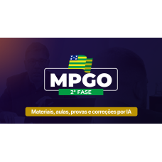 Mege - MPGO 2026, 2ª Fase (Turma 4: Materiais, videoaulas, provas e correções por IA) (MEGE 2026)
