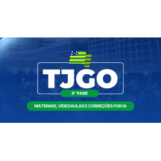 Mege - TJGO 2026, 2ª Fase (Turma 2: Materiais, videoaulas, provas e correções por IA) (MEGE 2026)