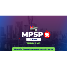 MPSP 2025, 2ª fase (Turma 02: Materiais, videoaulas, provas e correções por IA) (MEGE 2026) MPSP 2025, 2ª fase (Turma 02: Materiais, videoaulas, provas e correções por IA) (MEGE 2026)
