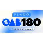 Plano OAB 180 - 48º Exame - 1ª Fase + 2ª Fase 48 + Cursos Prática (CEISC 2026)