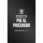 Reta Final  PGE AL Procurador  Pré-Edital 2025 (CP Iuris 2026)
