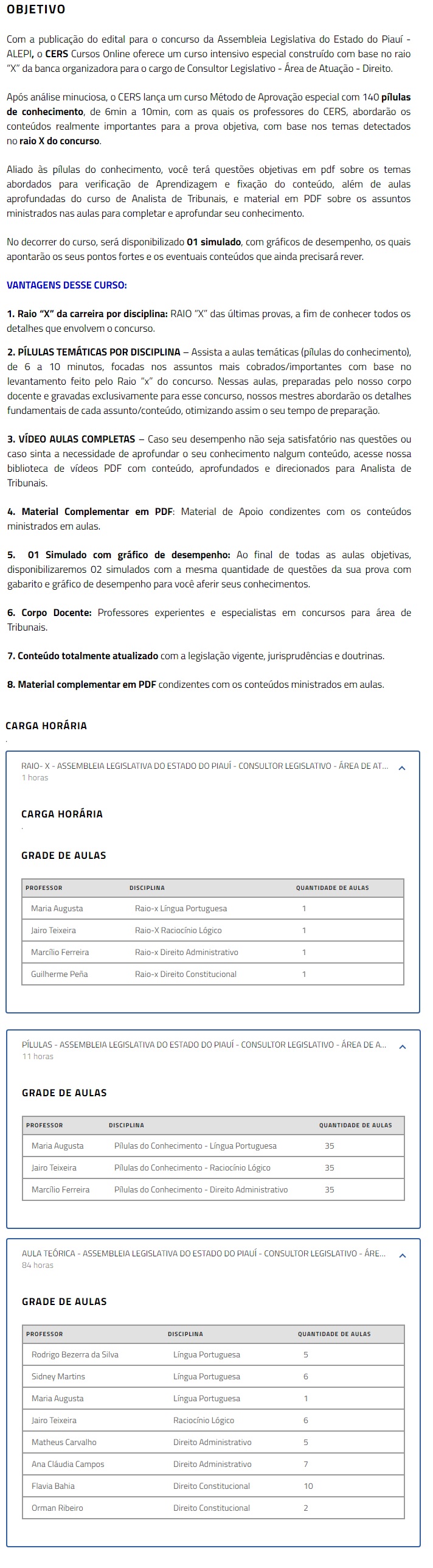 ALE PI - Consultor Legislativo - CERS 2019.2 (Área de Direito) Assembléia Legislativa do Estado do Piauí 4